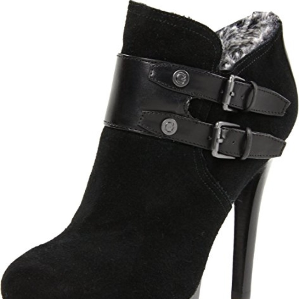 Guess Women's‎ Elnorre Platform Boots, Black, 7